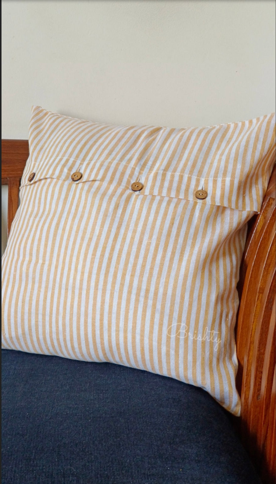 Striped south cotton cushion covers