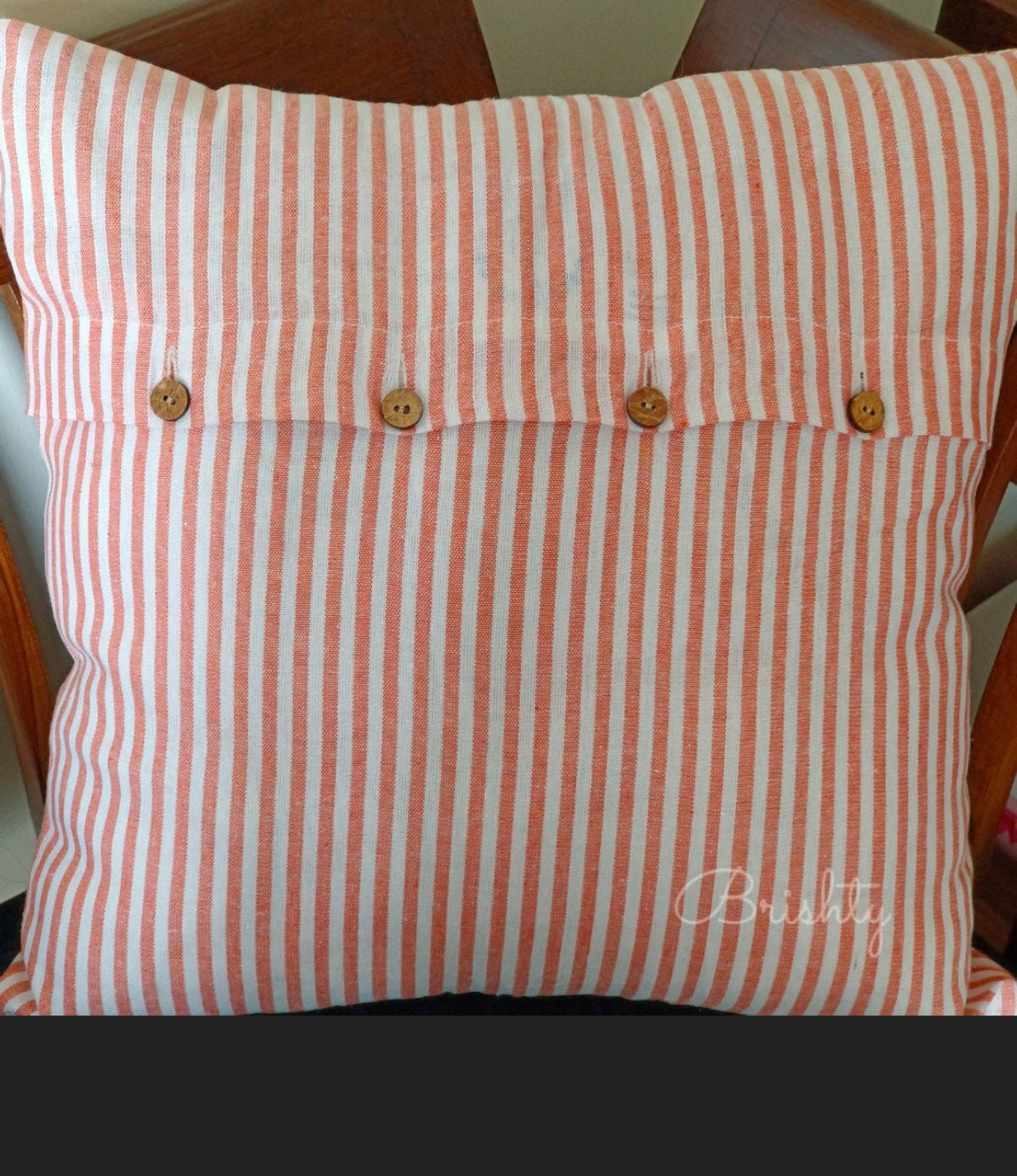 Striped south cotton cushion covers