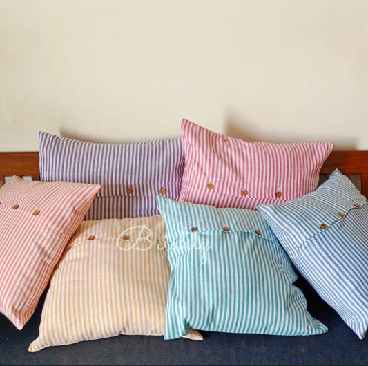 Striped south cotton cushion covers