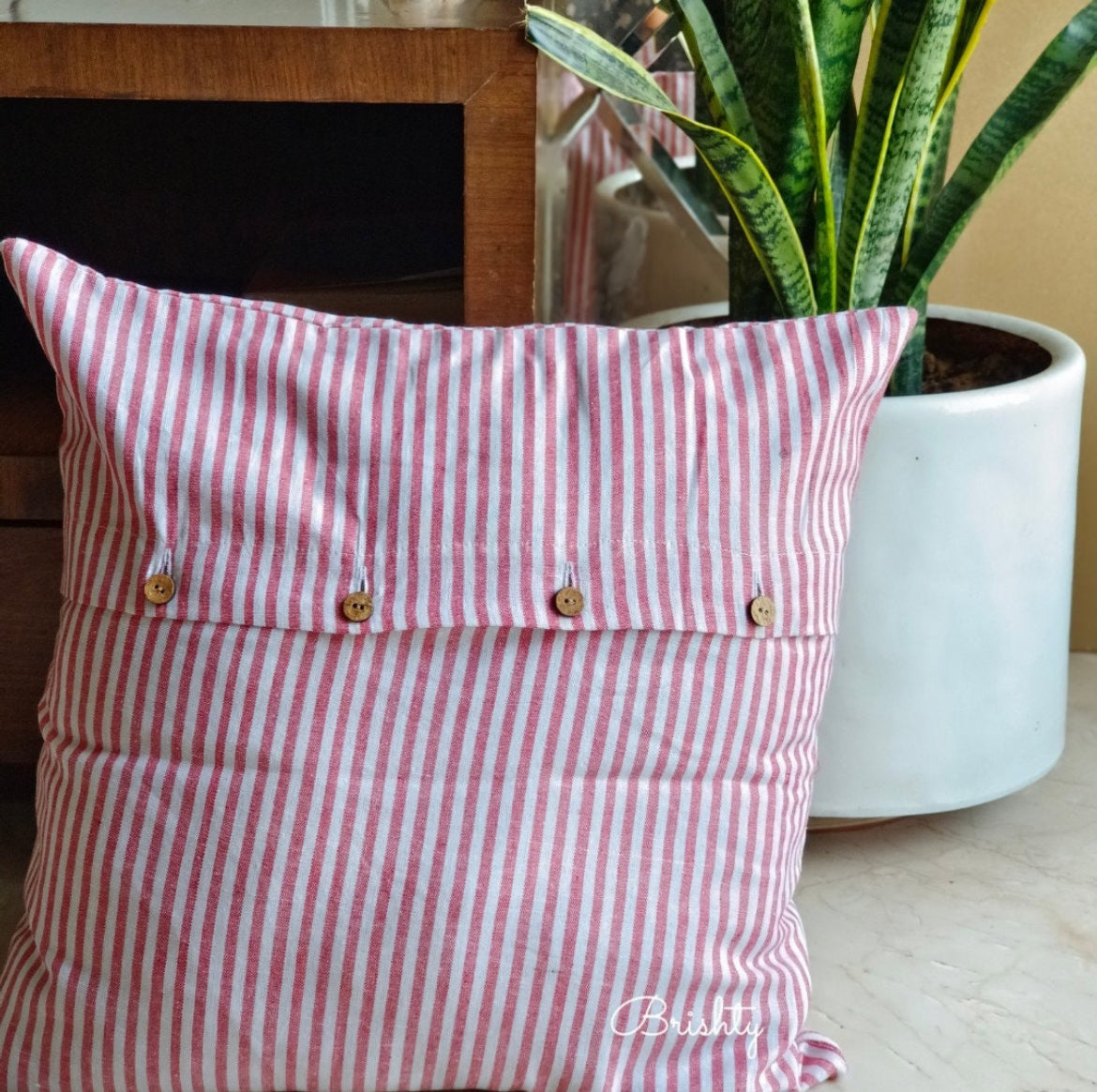 Striped south cotton cushion covers