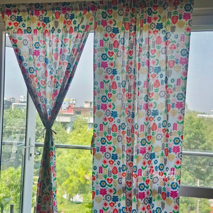 Bright and happy breezy curtains