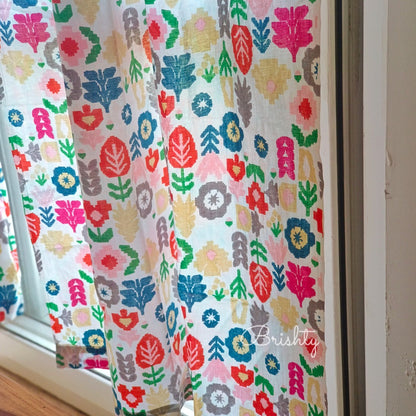 Bright and happy breezy curtains