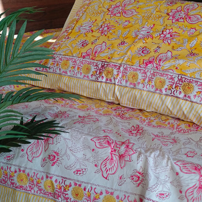 Sunehri Dhoop Premium 300 TC Bedsheet