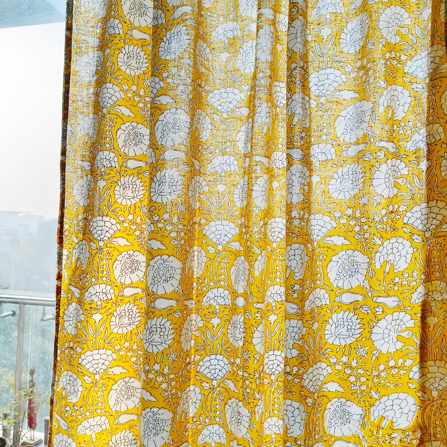 Sunehri Dhoop Yellow sunshine curtain