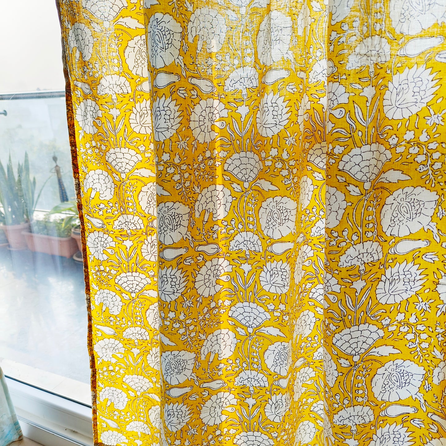 Sunehri Dhoop Yellow sunshine curtain