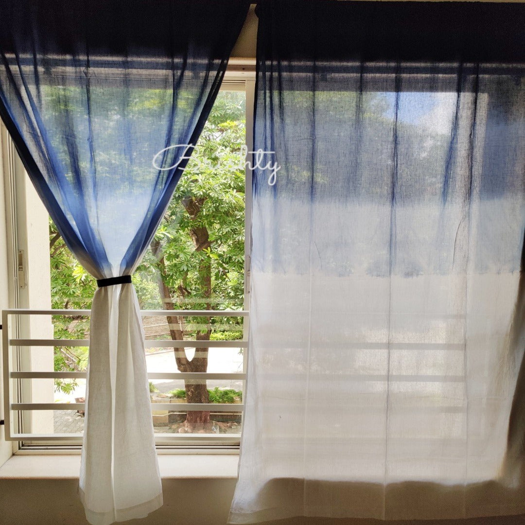 Samudra - Blue sea and seamless sky curtains