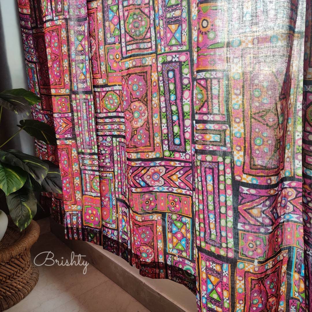 Kutch inspired printed curtains