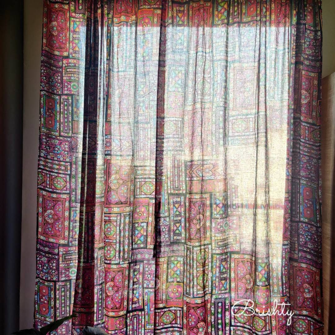 Kutch inspired printed curtains